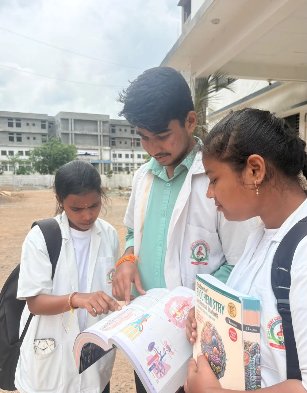 Students at campus life event