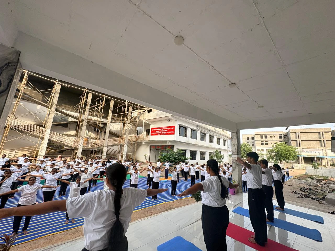 Campus wellness activity session